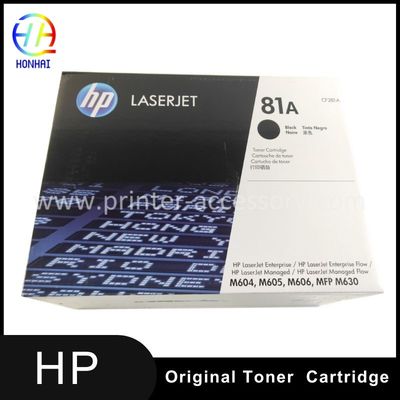 레이저 제트 엔터프라이즈 M604 M605 M606 MFP M630 시리즈를 위한 높은 페이지 출력으로 원본 HP 토너 카트리지 CF281A