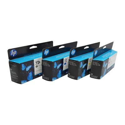 원본 잉크 카트리지는 HP 72 T770 T790 T795 T610 T620 T1100 T1120 T1200 T1300 T2300 6 가지 색상 C9370A C9371A C9372A C9373A C9374A C9403A 130ml