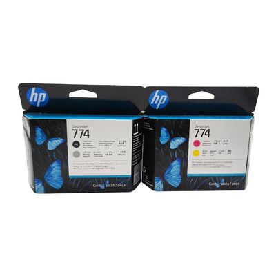 HP 774 P2V99A 마젠트 및 노란색 P2W00A 사진 블랙 및 밝은 회색 P2W01A 매트 블랙 및 시안 프로듀서 프린터