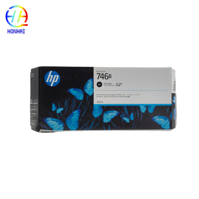 정품 새 746B 잉크 카트리지 포토 블랙 HP 디자인젯 Z6 Z9 P2V82A 300ml